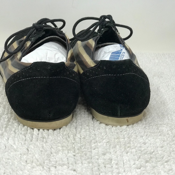 LACOSTE LOAFERS Oxfords Suede Wingtips Lace up 9 - Picture 5 of 8